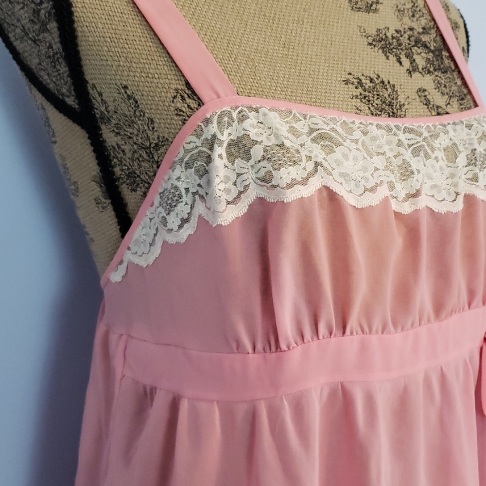 Victoria's Secret Pink Lace Slip - Picture 4 of 6